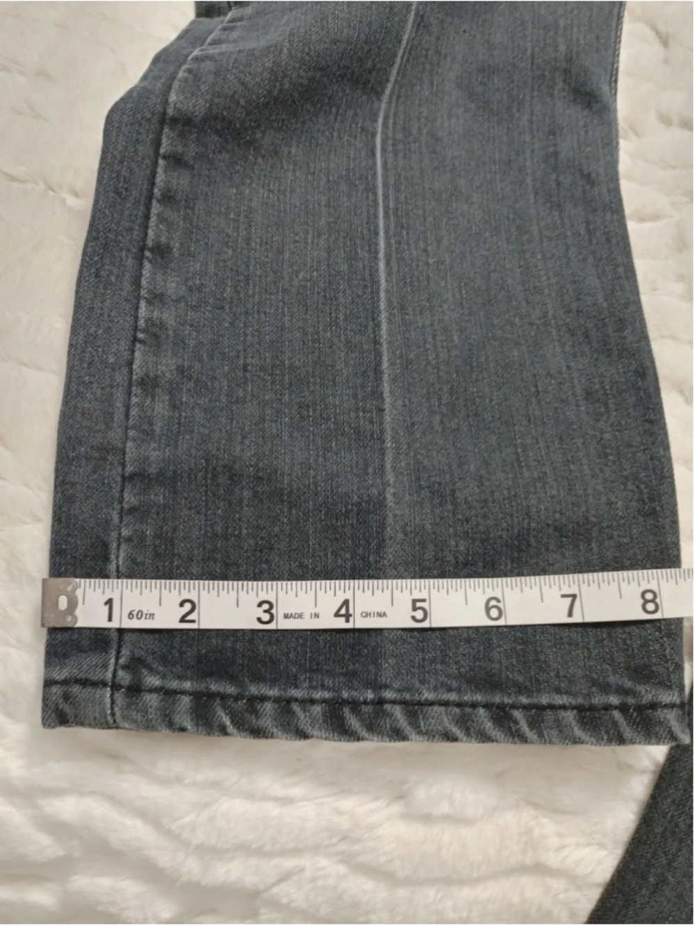 Vintage Y2K Men's F.U.S.A.I. Straight Jeans Waist 40 Grey White